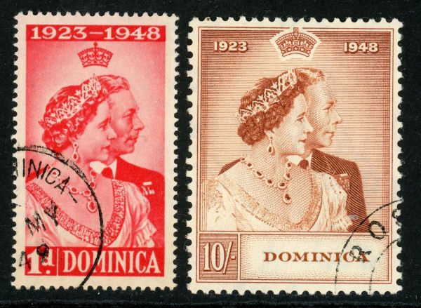 Dominica 1948 SG.112-113 F/U