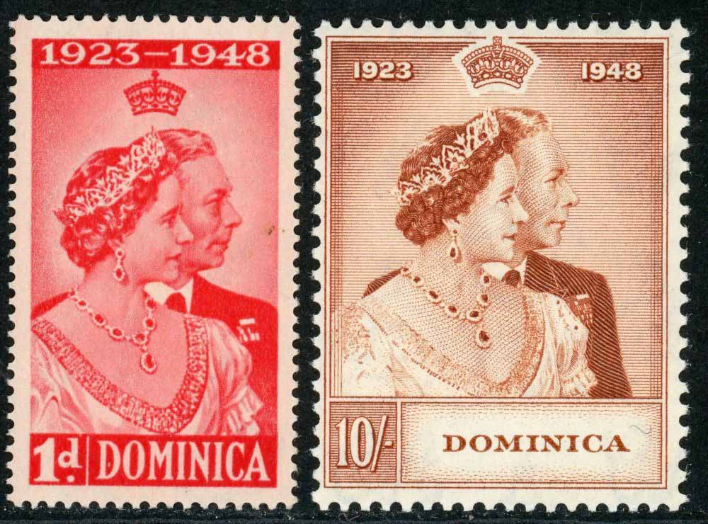 Dominica 1948 SG.112-113 U/M