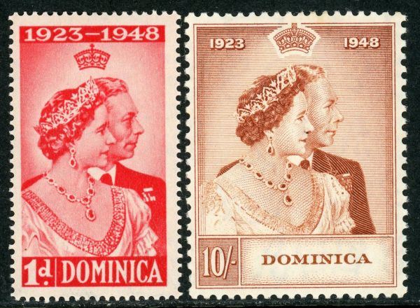 Dominica 1948 SG.112-113 U/M