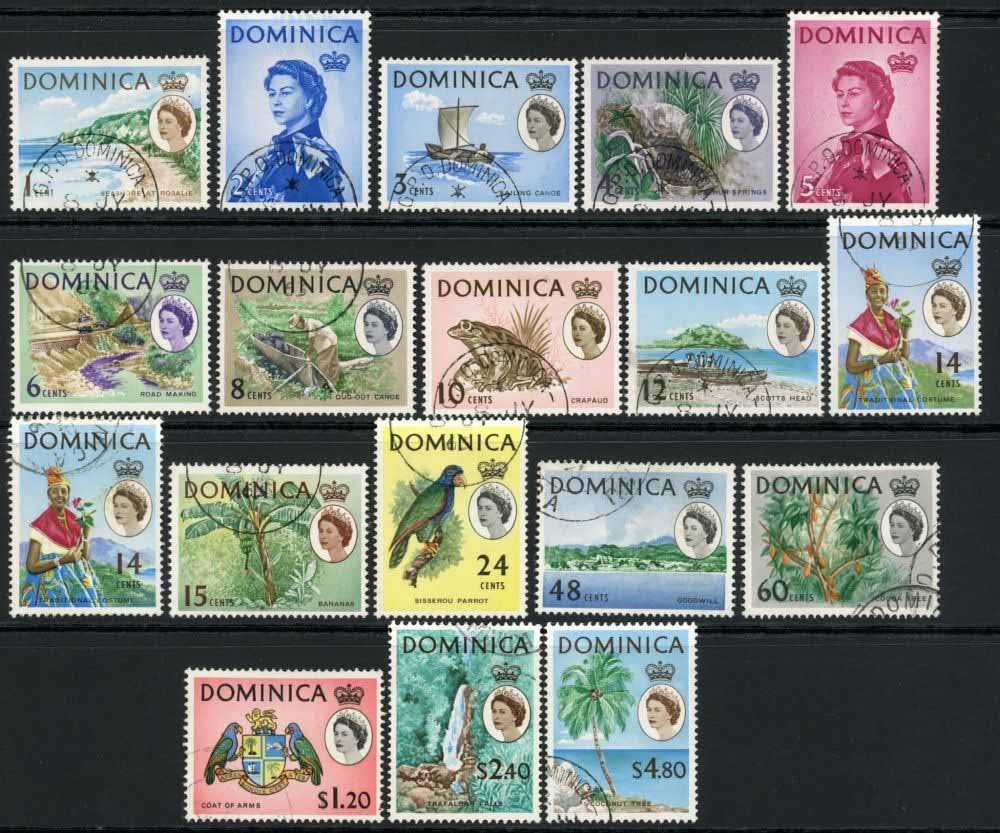 Dominica 1963-65 SG.162-178 F/U