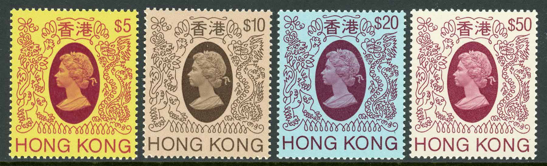 Hong Kong 1985-87 SG.471-487 U/M