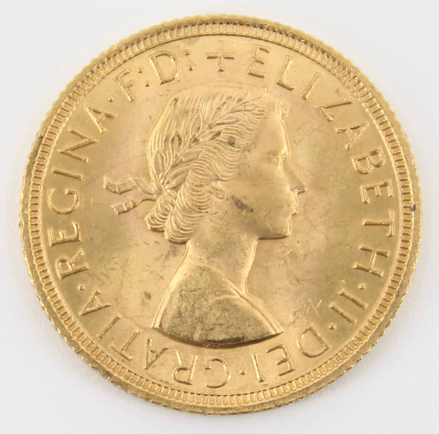 1958 Queen Elizabeth II Sovereign