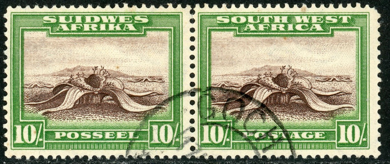 South West Africa 1931 SG.84 F/U pair