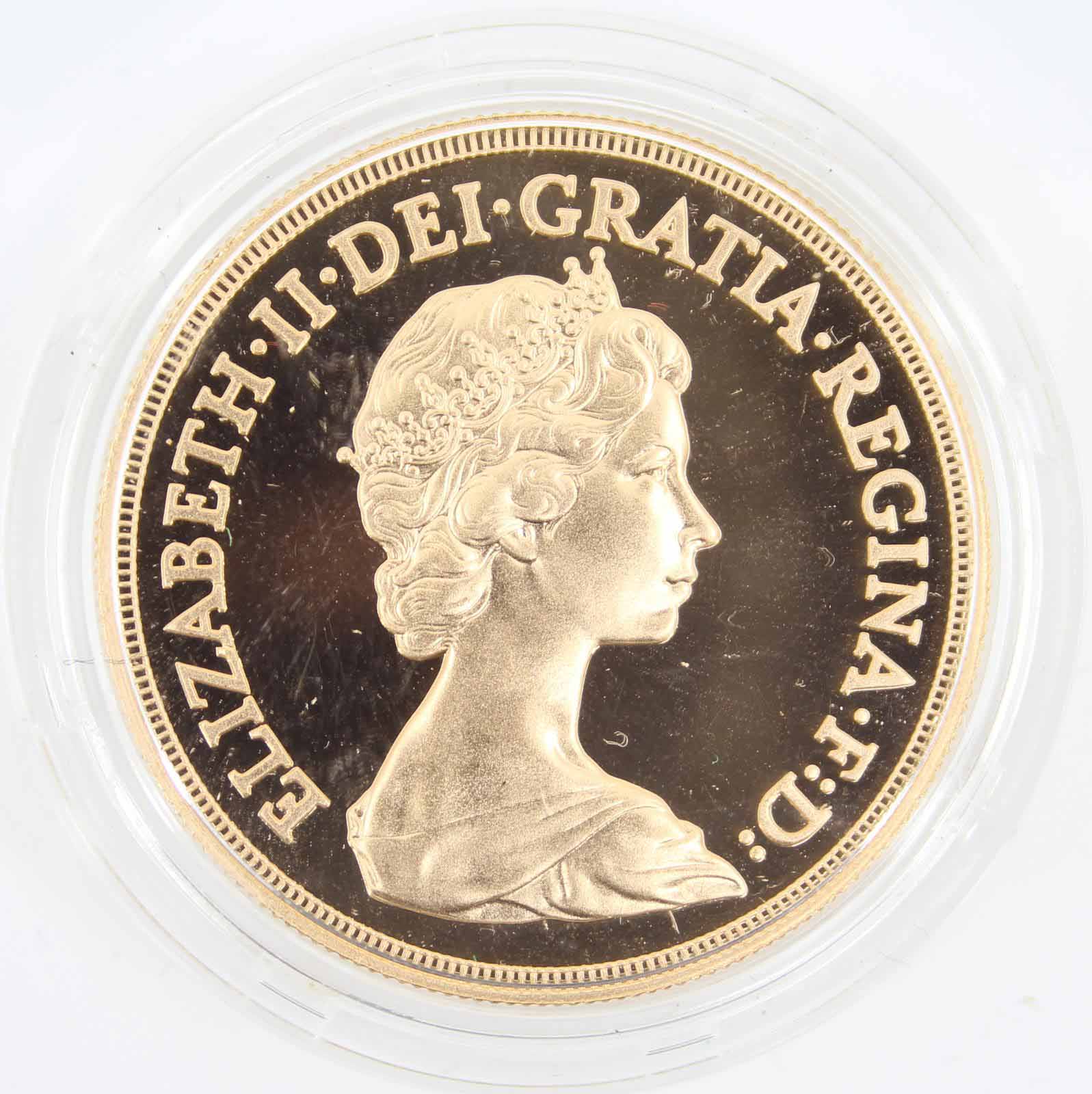 1980 UK Gold Proof Sovereign Set