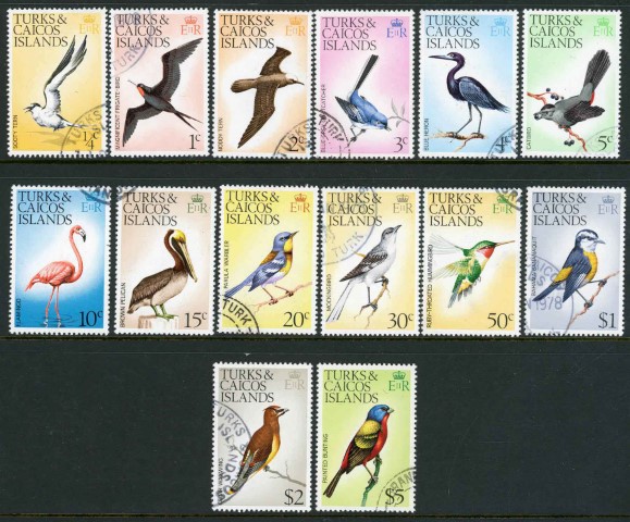 Turks and Caicos Islands 1976-77 SG.451-464 F/U