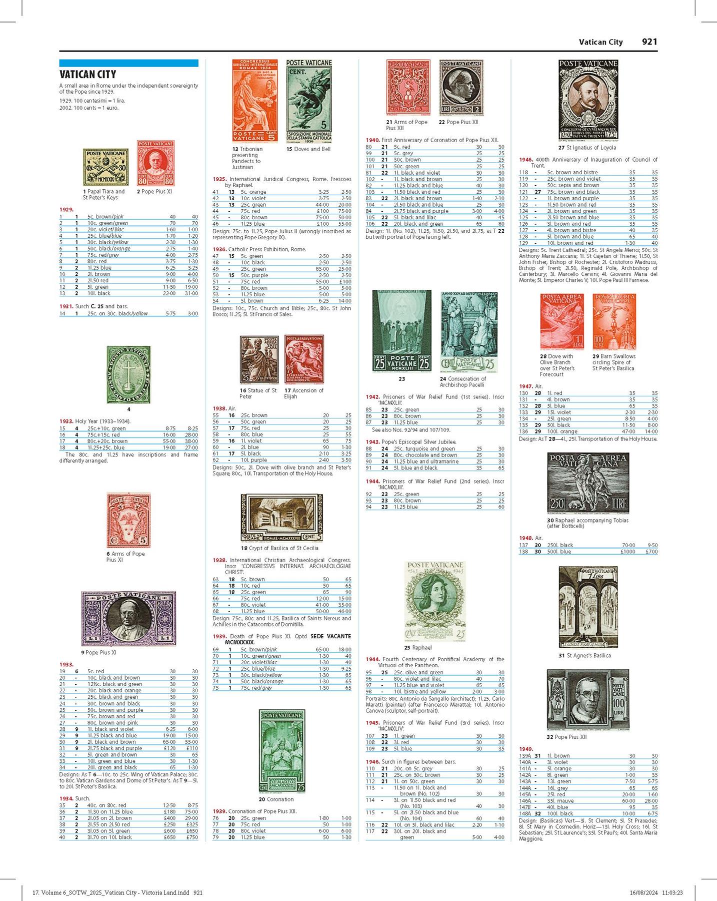 2025 Stamps Of The World - Set of 6 Catalogues