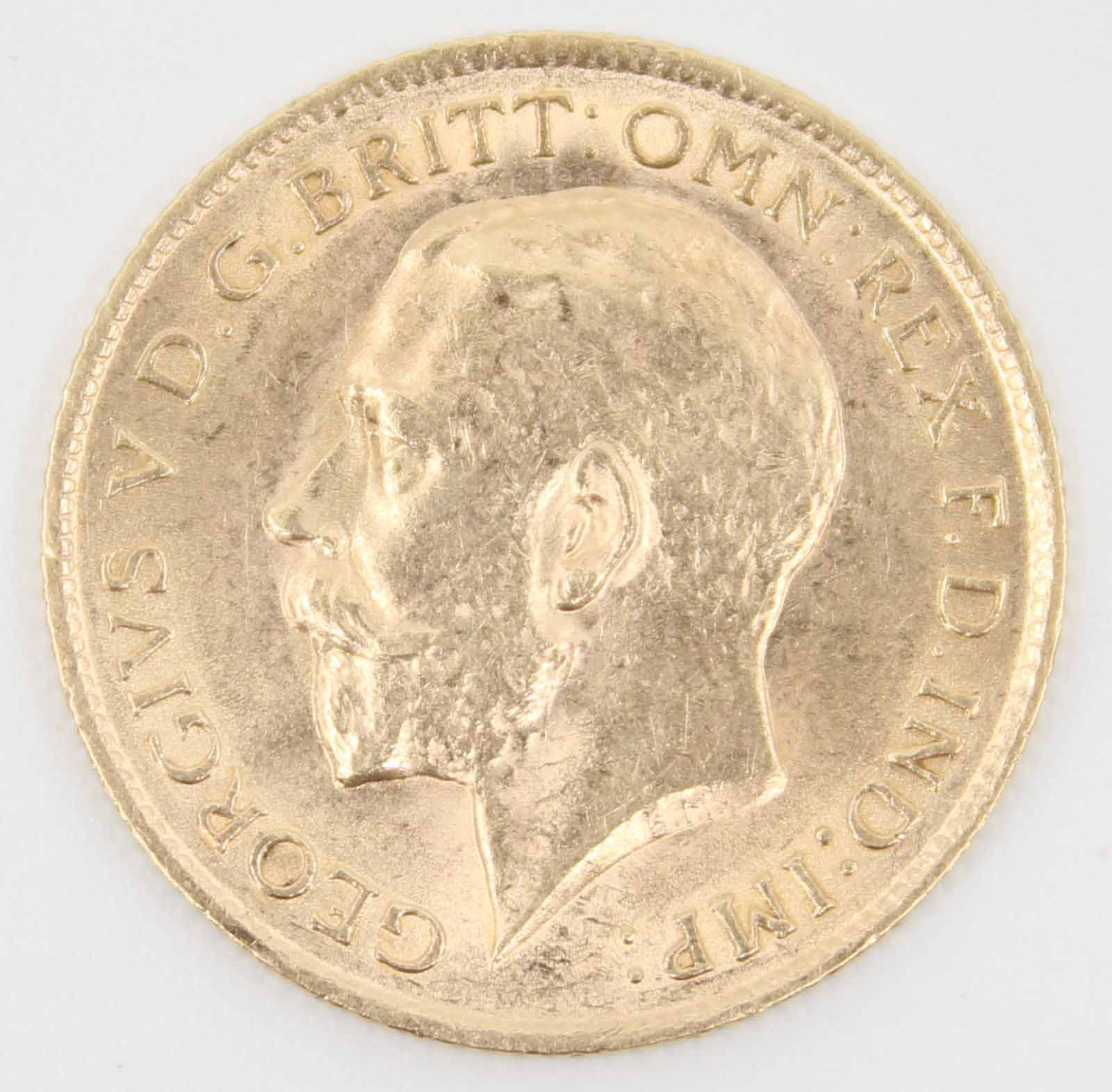 1912 George V Half-Sovereign St. George Dragon