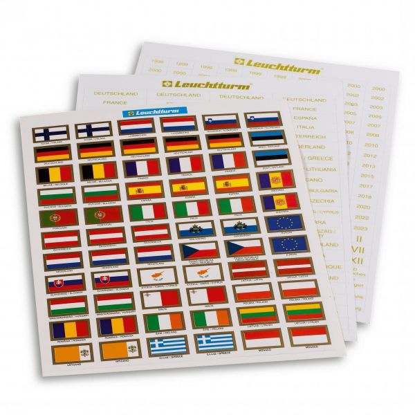 EURO Sticker Label Set