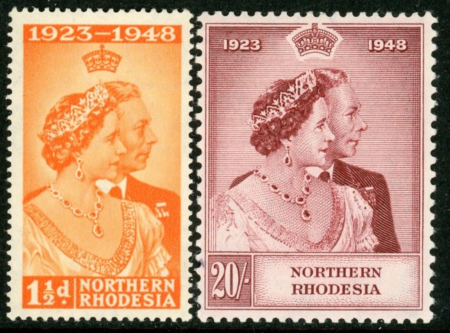 Northern Rhodesia 1948 SG.48-49 M/M