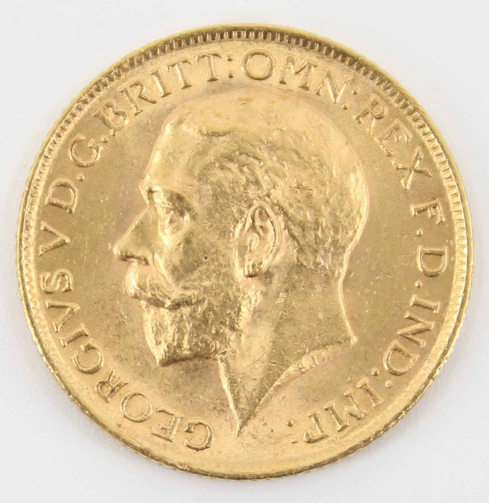 1913 King George V Sovereign London Mint