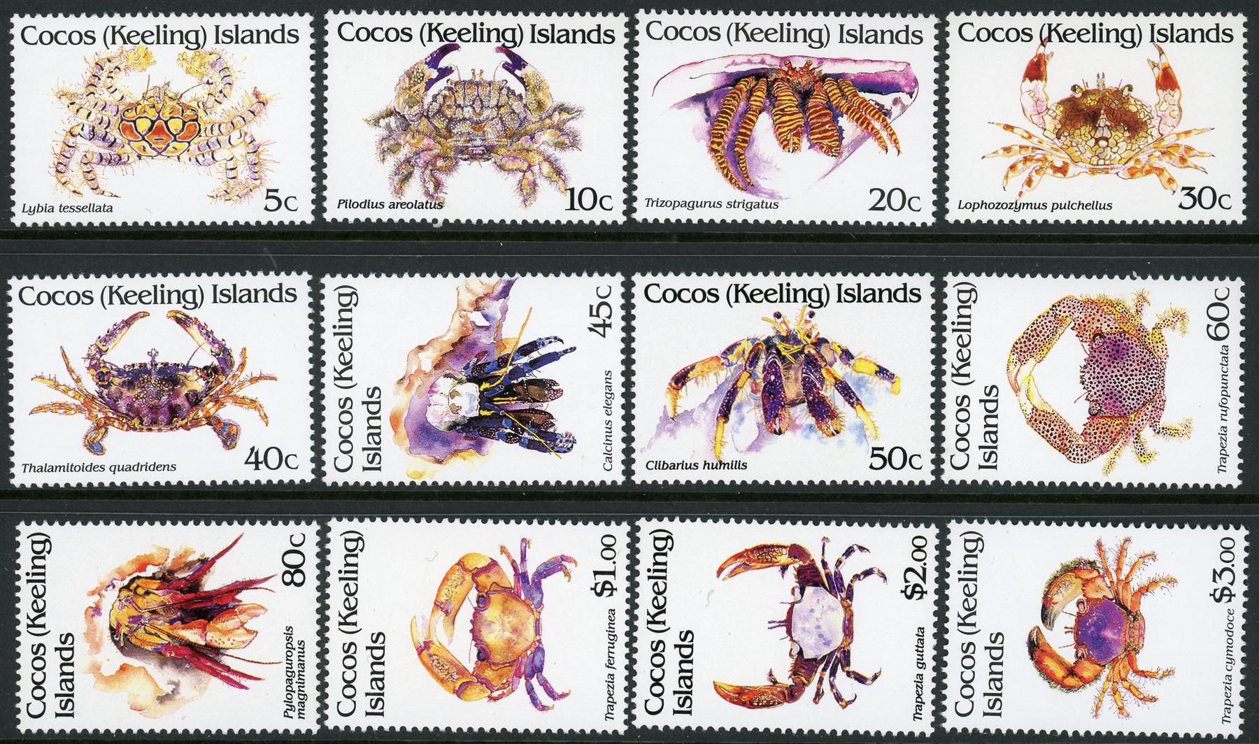 Cocos (Keeling) Islands 1992 SG.252-263 U/M