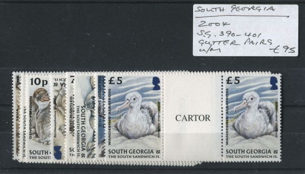 Falkland Is. Dep. 2004 SG.390-401 Pairs U/M