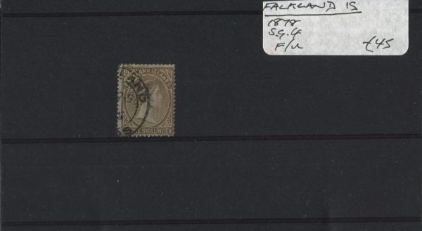 Falkland Islands 1878 SG.4 F/U