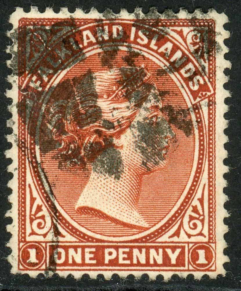 Falkland Islands 1892 SG.19 F/U