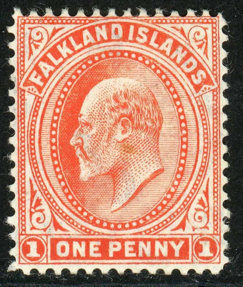 Falkland Islands 1894-12 SG.44e M/M