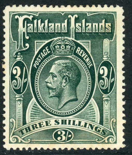 Falkland Islands 1912-20 SG.66 M/M slight foxing on reverse