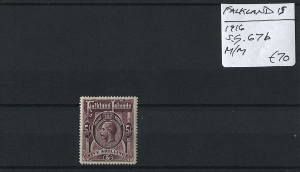 Falkland Islands 1916 SG.67b M/M (Lot 2)