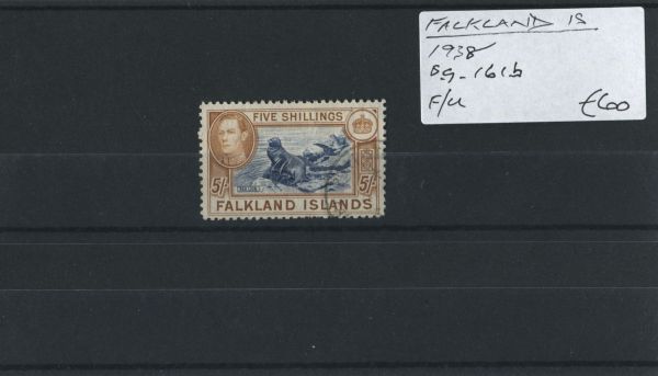 Falkland Islands 1938 SG.161b F/U (Lot 3)