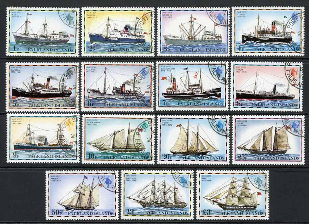 Falkland Islands 1978-82 SG.331A-345A F/U