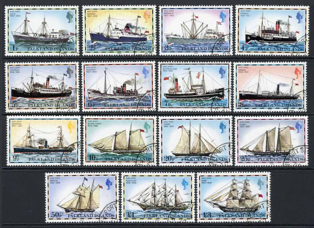 Falkland Islands 1978-82 SG.331B-345B F/U