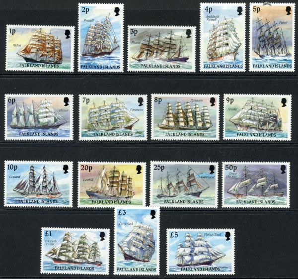 Falkland Islands 1989-90 SG.567-582 U/M