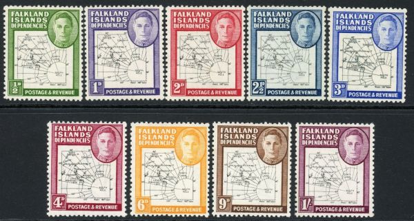 Falkland Islands Dependancies 1946-49 SG.G9-G16 M/M