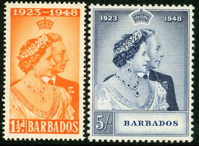 Barbados 1948 SG.265-266 M/M