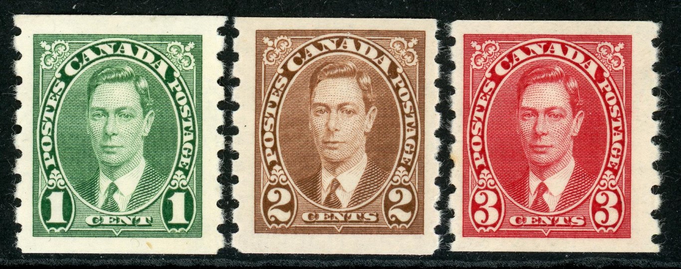 Canada 1937 SG.368-370 M/M