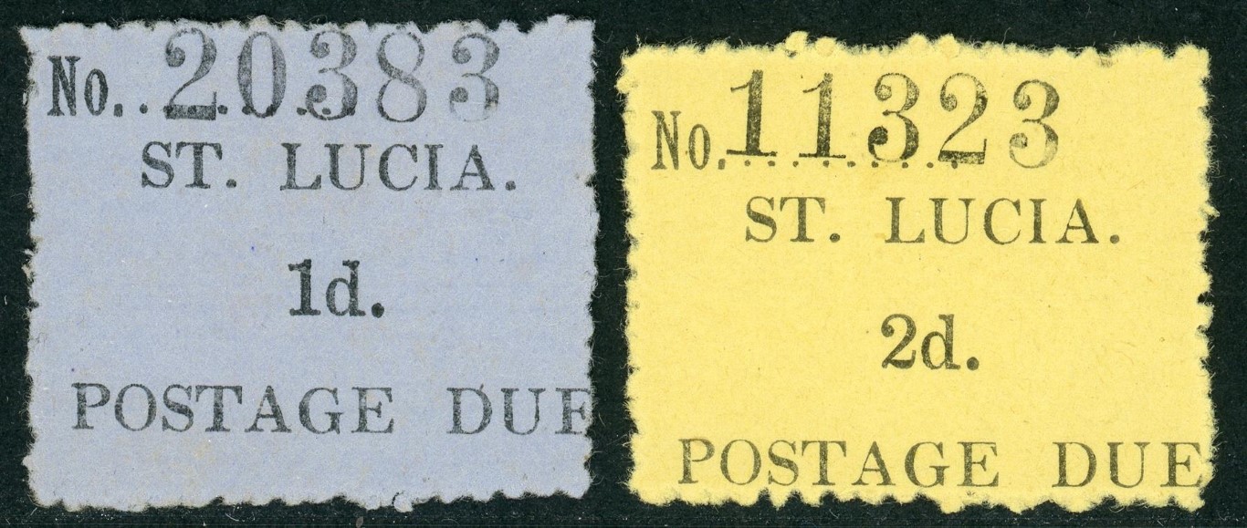 St. Lucia 1930 SG.D1-D2 M/M