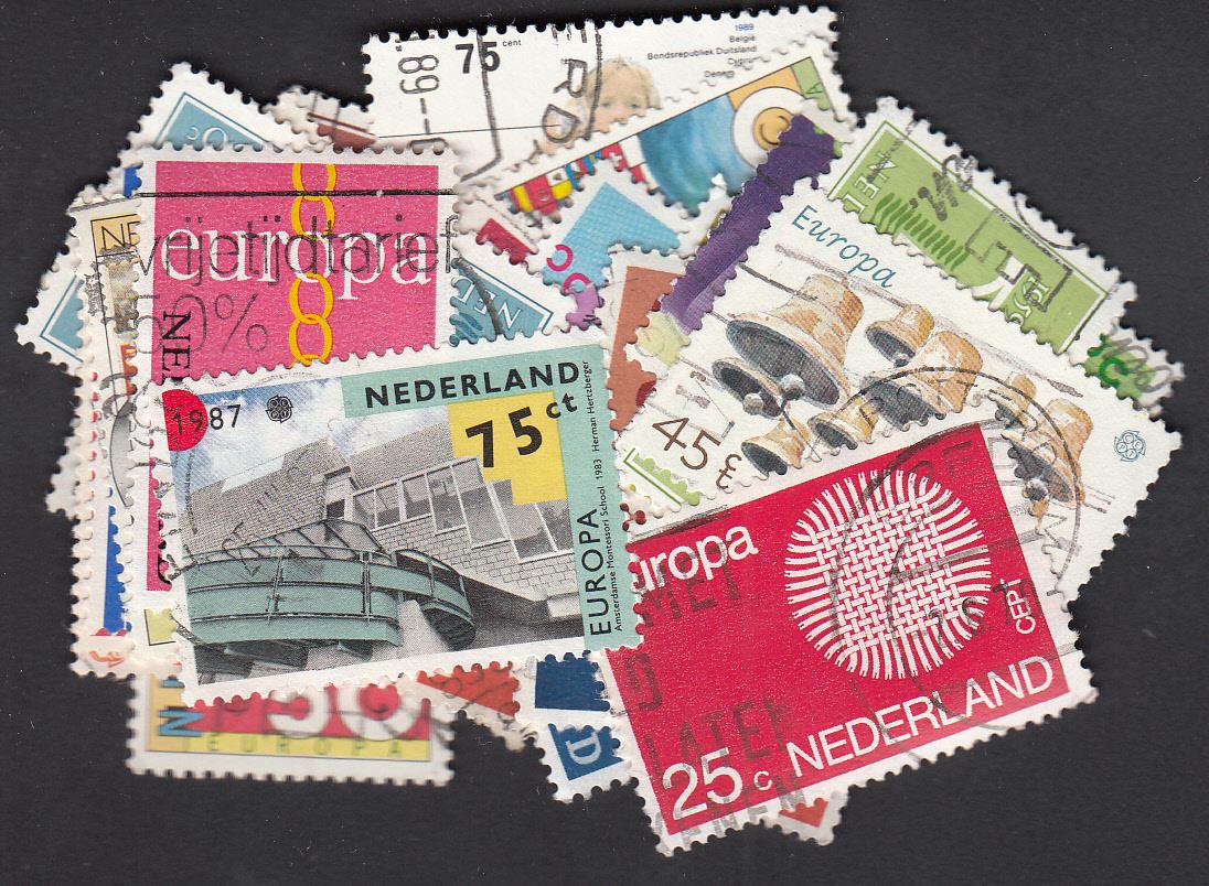 Dutch stamps, United Europe - Large format - 40 Stamps