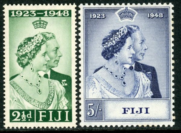 Fiji 1948 SG.270-271 U/M