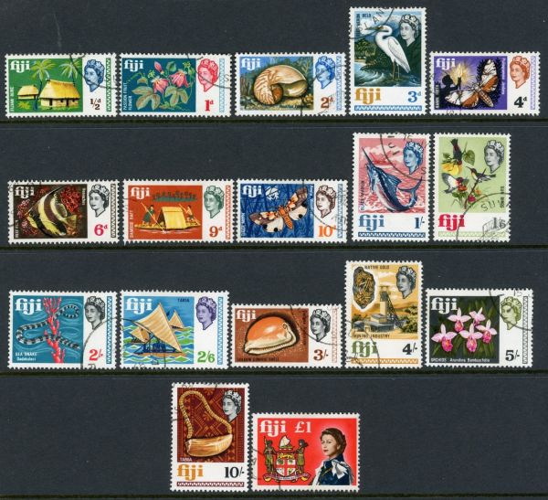 Fiji 1968 SG.371-387 F/U