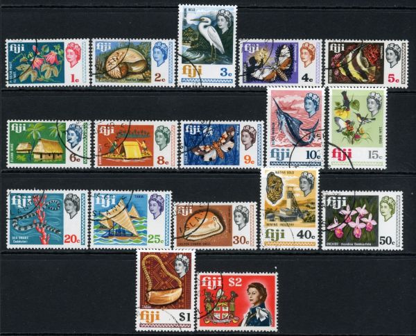 Fiji 1969-70 SG.371-387 F/U