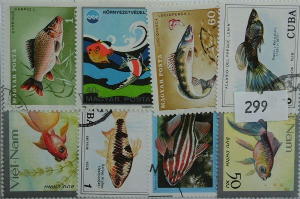 Fish 25 Stamps (299)