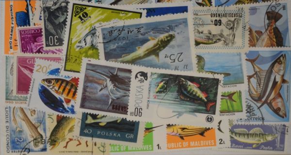 Fish 25 Stamps (Predatory) (M99)