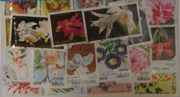 Floral 25 Stamps (M10)