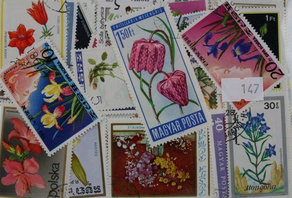 Flowers 200 Stamps (147)