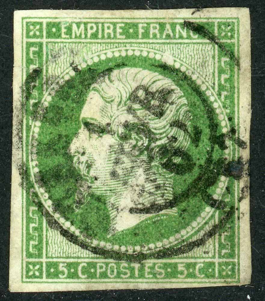 France 1853-61 SG.44 F/U 4 margin (1)