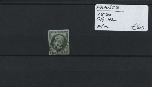 France 1860 SG.42 F/U