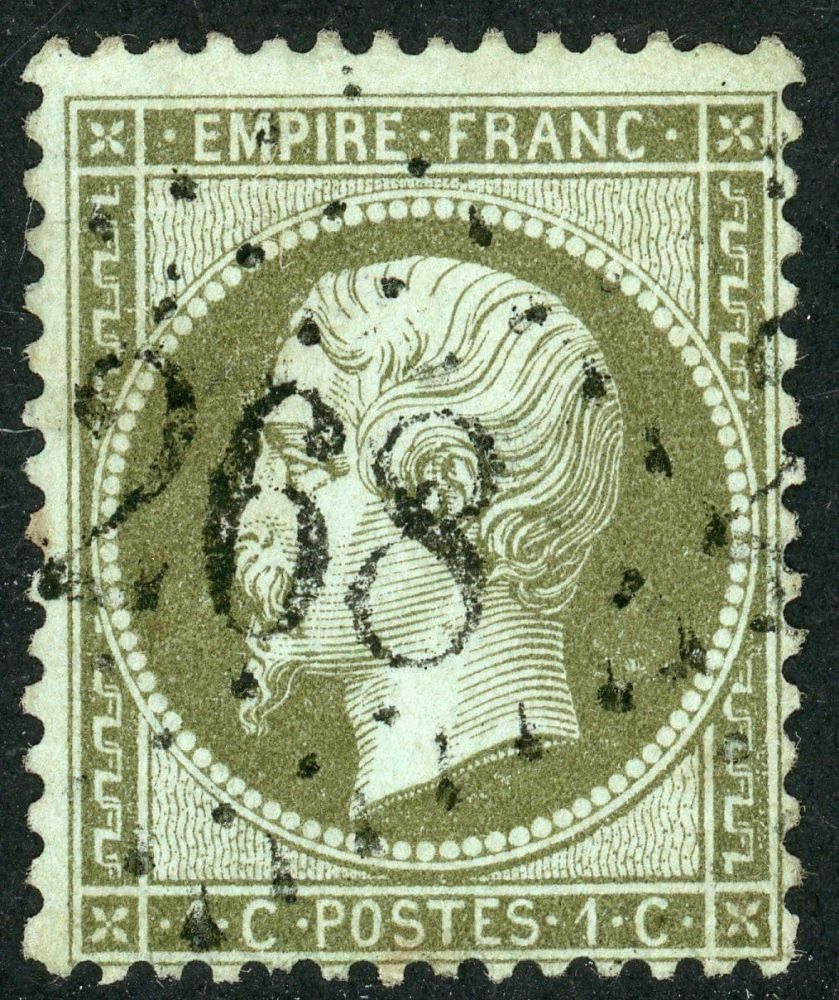 France 1862 SG.86 F/U