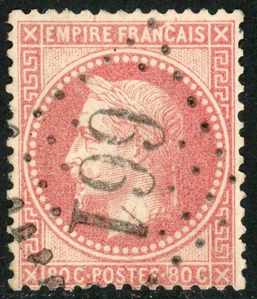 France 1863-70 SG.122 F/U