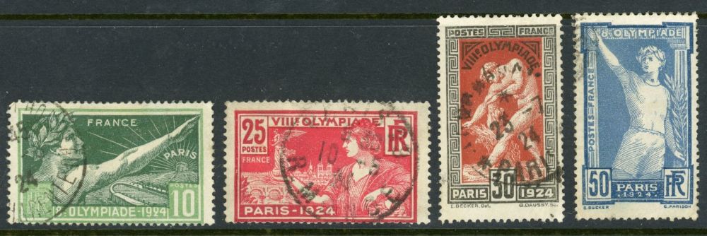 France 1924 SG.401-404 F/U