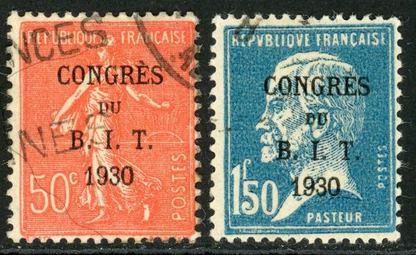 France 1930 SG.481-482 F/U