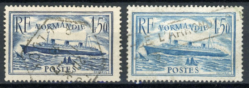 France 1935-6 SG.526-526a F/U