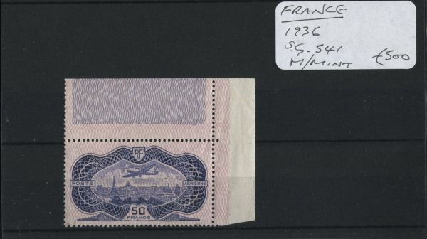 France 1936 SG.541 M/M