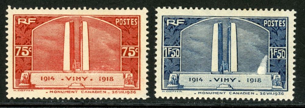 France 1936 SG.549-550 U/M