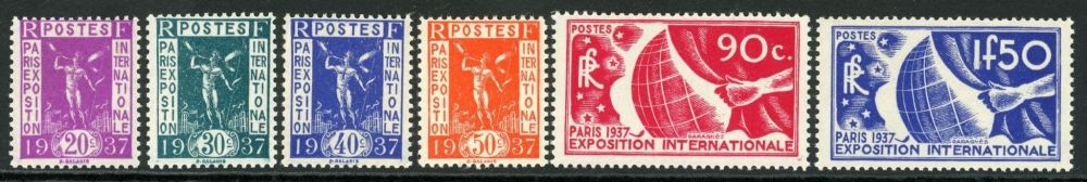 France 1936 SG.555-560 U/M