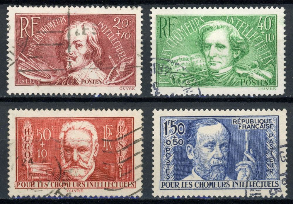 France 1936 SG.563-566 F/U