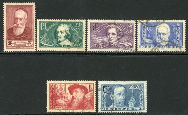 France 1938 SG.602-607 F/U (1)