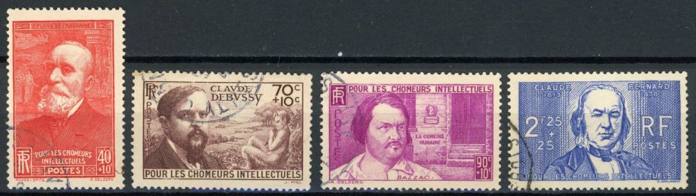 France 1939 SG.645-648 F/U